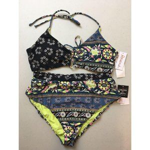 Raisins Mallorca Costa Halter Swim Top Bottoms XL